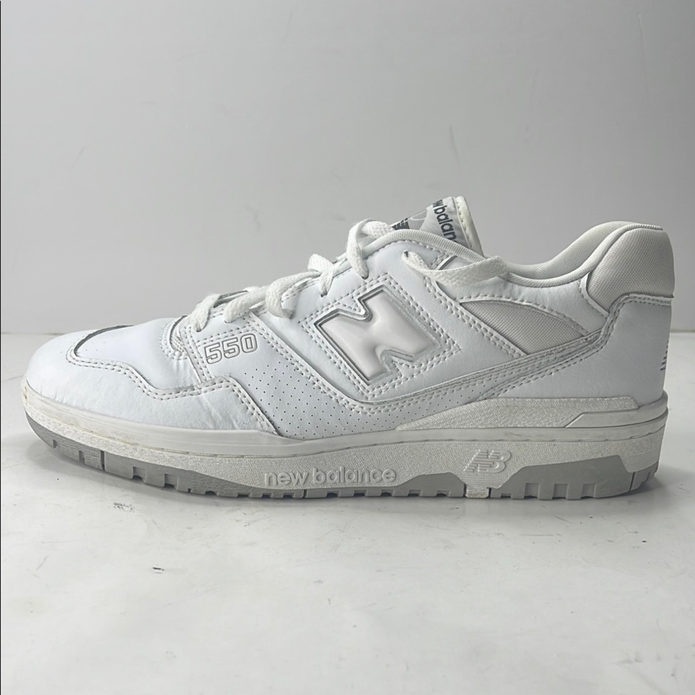 New Balance 550 White and Gray Sneakers